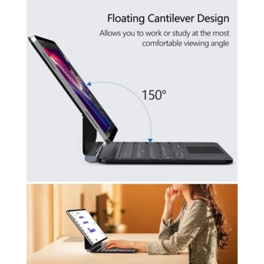 iPad Pro 11 inch Case with Keyboard(4th/3rd/2rd/1st Gen),iPad Air 11 inch Case